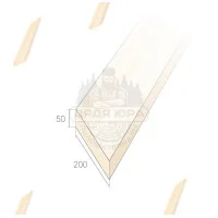Доска сухая строганная 50х200х6000 (45х195х6000)