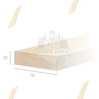Брусок строганный лиственница сорт Прима 45x45x2000мм